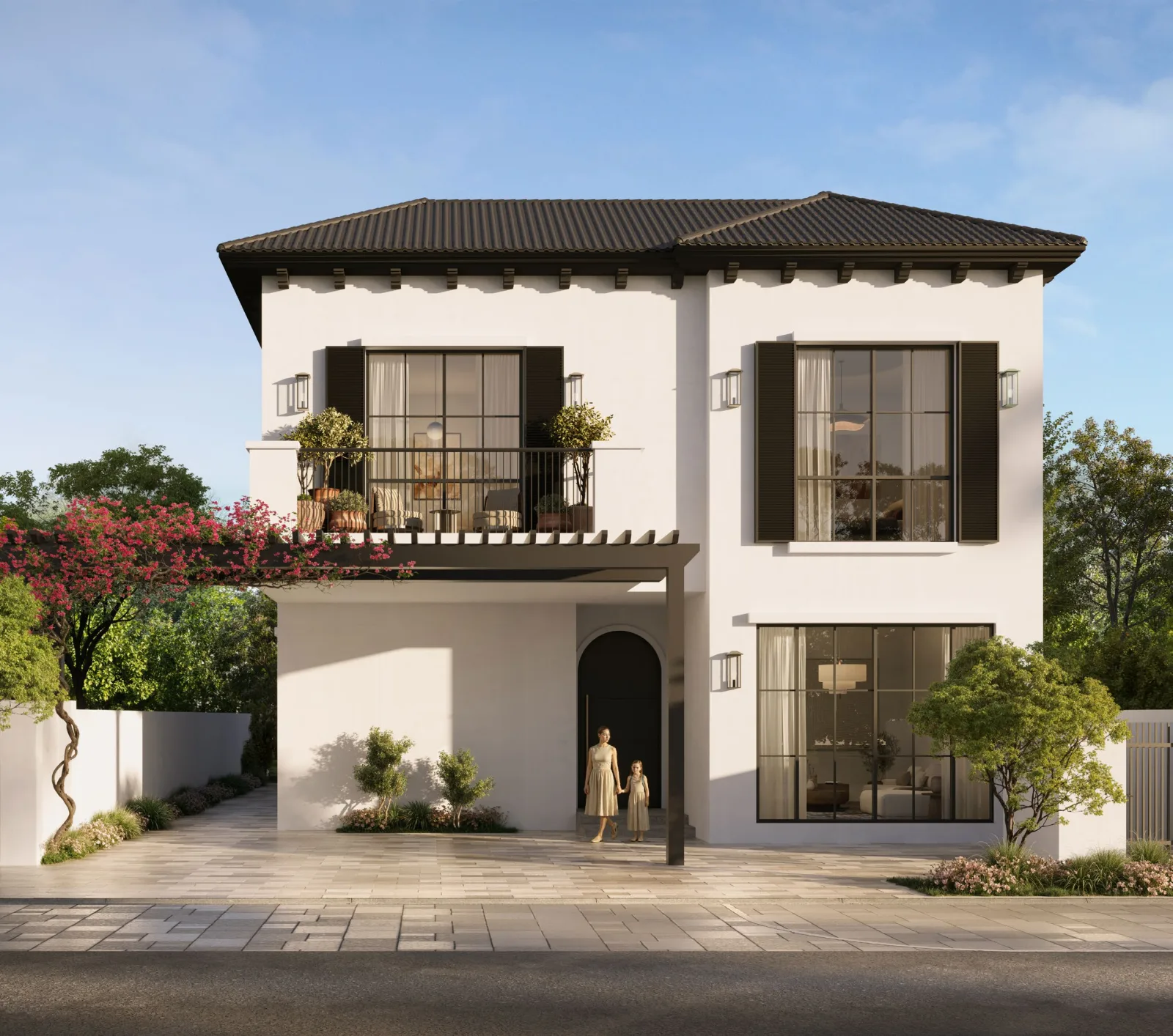 4 bedroom Golf Home exterior, official Modon render