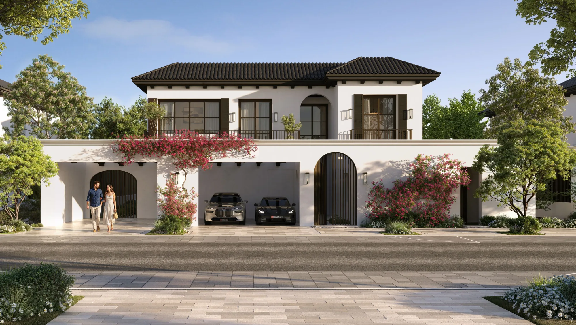 5 bedroom Range Villa exterior, official Modon render
