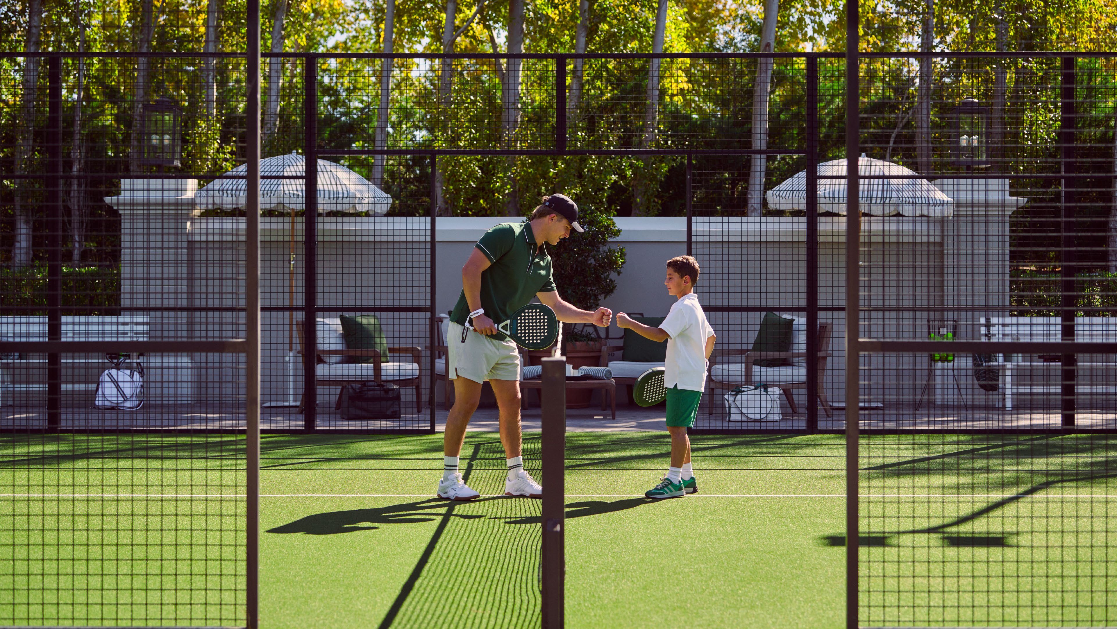 Padel and sports courts at Hudayriyat Golf Estates